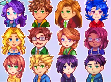 Ak0ifish Portraits at Stardew Valley Nexus - Mods and community