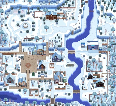 Winter: Town