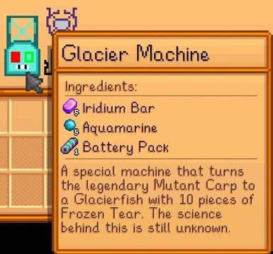 Glacier Machine