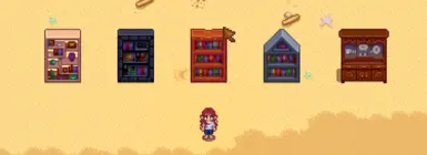 Vanilla bookcases