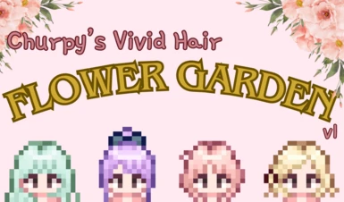 (CP)(FS) Churpy's Vivid Hairstyles - Flower Garden Set