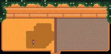 Dirt floor is all diggable and plantable.
