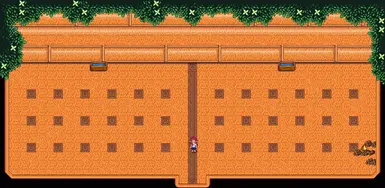 Left and Right Layout: Fruit Trees option. Straight