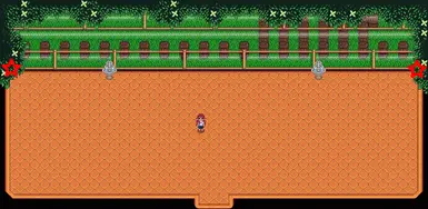 Secret Entrance is where the red stars are! This will let you into the outdoor area.