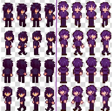 Sebastian Sprites Inspired by Nyapu's Portraits at Stardew Valley Nexus ...