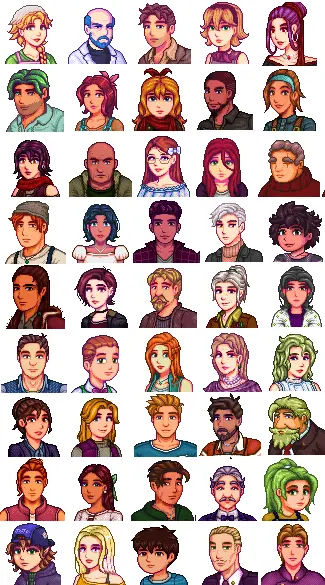 Retouch Ridgeside Portraits at Stardew Valley Nexus - Mods and community