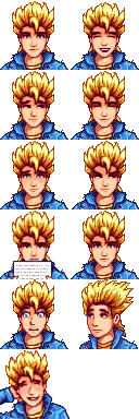 Before (vanilla). Mostly this is in here in case anyone needs the vanilla sam sprite sheet. I couldn't for the life of me find one when I was first making this mod