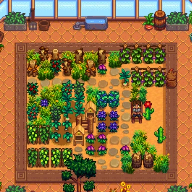 All included crops and bushes