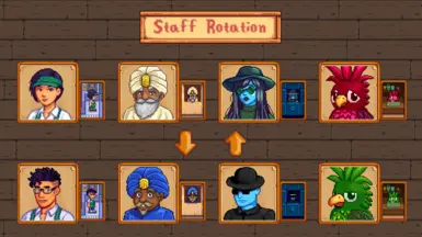 Staff rotation options for select vendors.