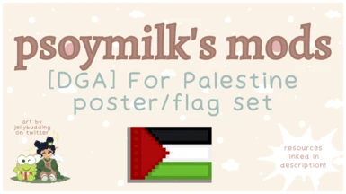 Palestine Poster and Flag Set