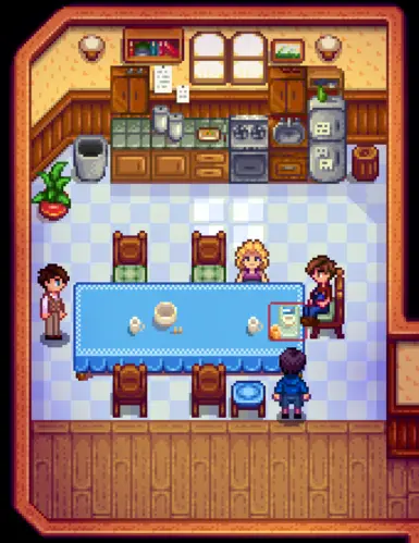 Group in the Community Center