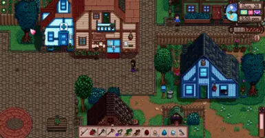 Town in Spring