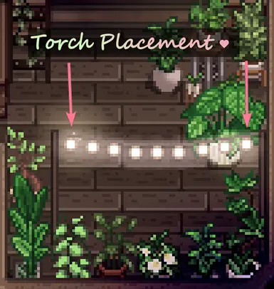 Torch placement example