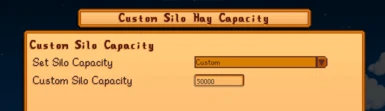 Custom Silo Hay Capacity