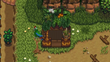Parrot Platforms and Perches & Island Critter Reskin