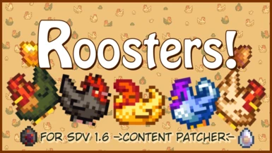 Content Patcher Roosters For 1.6