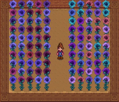 Earthy & Vibrant palettes for Fairy Rose with Better Crops & Foraging sprites