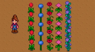 Single Color setting (Choose 1 color per flower)