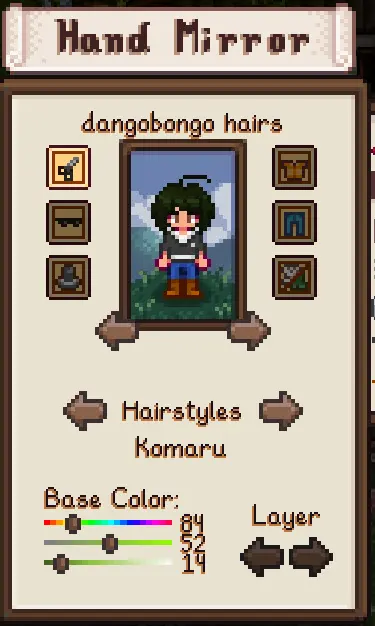 ZeiaZeh's Danganronpa Female Hairs for Fashion Sense at Stardew Valley ...