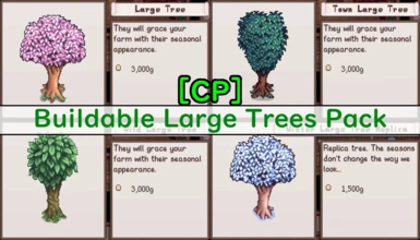 (CP) Buildable Large Trees Pack