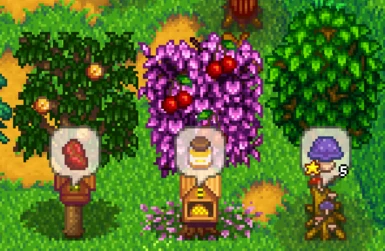 Additional Tree Equipments (and tap giant crops)