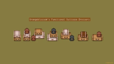 (CP) Orangeblossom's Functional Suitcase Dressers