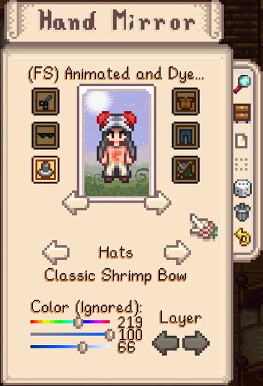(FS) Animated and Dyeable Shrimp Hats