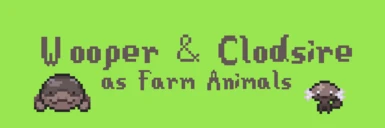 Wooper and Clodsire as Farm Animals