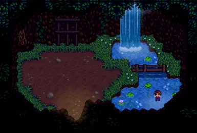 swim in the pond to restore stamina!