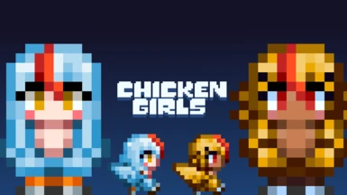 Monster Girls - Blue and Golden Chickens