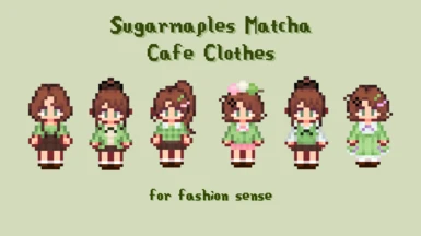 Sugarmaple's Matcha Clothes for Fashion Sense