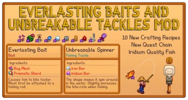 Everlasting Baits And Unbreakable Tackles Mod