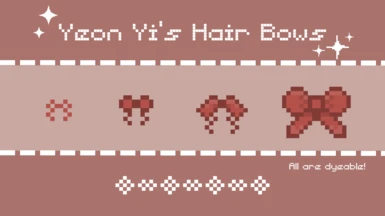 Yeon Yi's Hair Bows