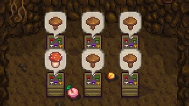 Bats and Mushrooms Farm Cave by aedenthorn (Unofficial 1.6 Update)