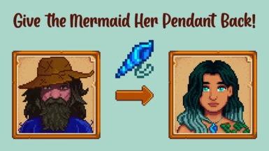 Old Mariner Gives the Mermaid Her Pendant Back