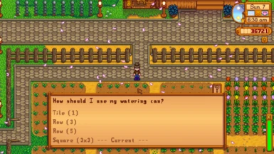 Gold level Watering Can choices