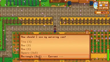 Iridium level Watering Can choices