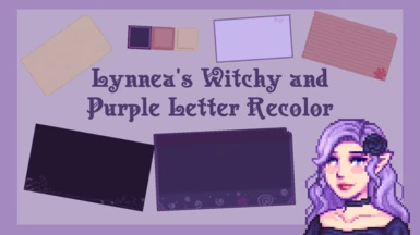 Lynneas Witchy and Purple Letter Recolor