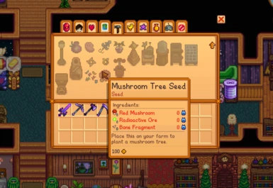 Mushroom Tree Seed Recipe