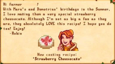 Robin's Strawberry Cheesecake