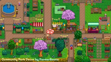 Design parks all over Pelican Town