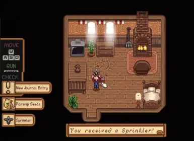 Choose starter gift in config BEFORE starting new save file!