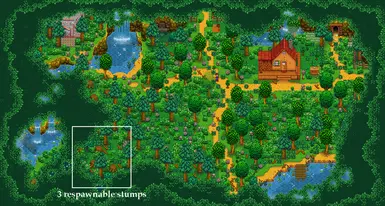 respawnable stumps - delete FTM mod subfolder if you don't want it