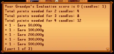 Grandpa's Evaluation