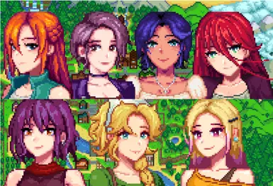 RSV Section Seasonality Anime Portraits at Stardew Valley Nexus - Mods ...