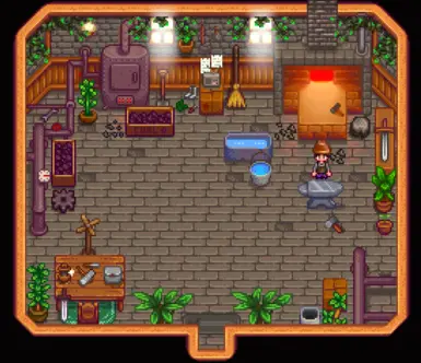Now you are the blacksmith!