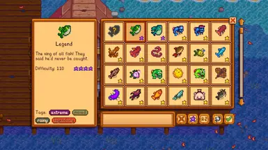 Fish menu