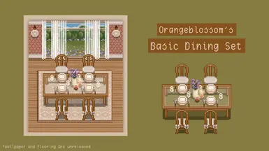 (CP) Orangeblossom's Basic Dining Set