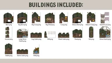 Summer variant shown. All buildings have variants for each season.