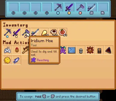 Instant Actions Menu